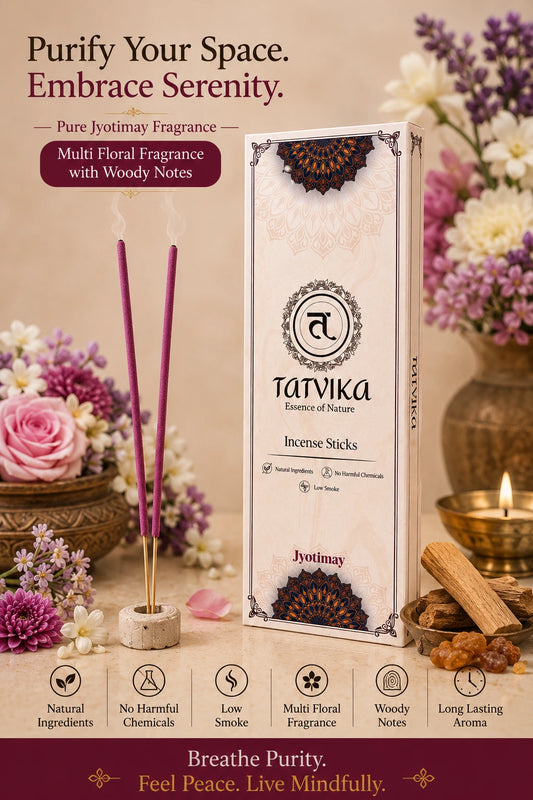 Jyotimay (Radiance of Nature) Signature Incense Sticks | 100 Mild Agarbatti