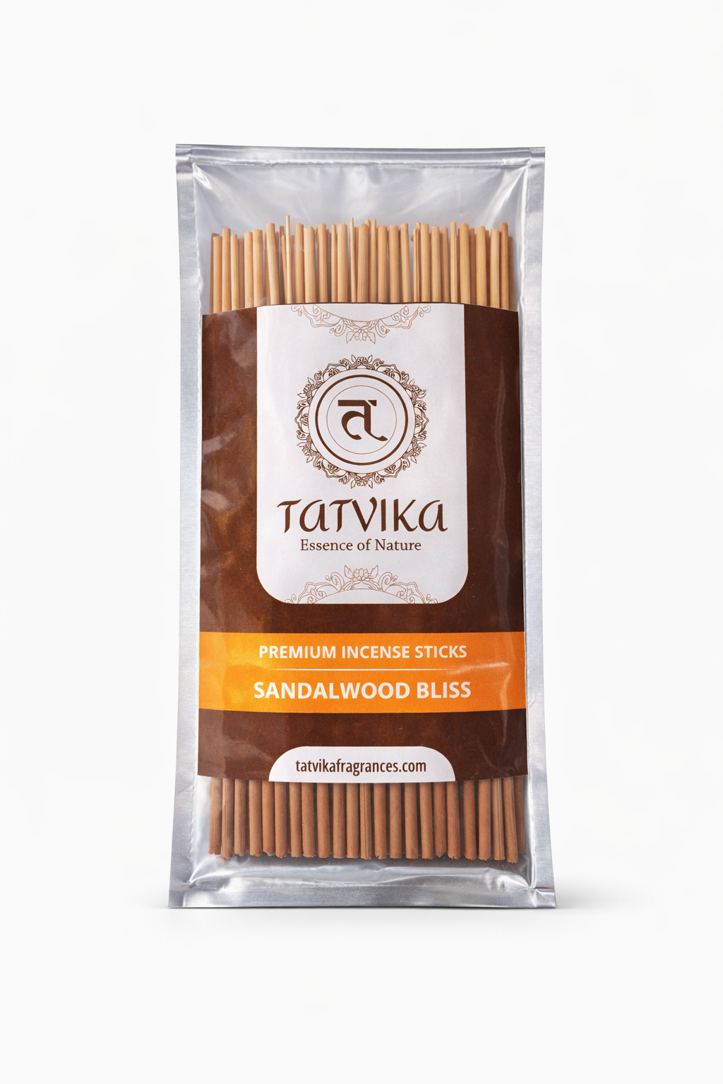 Sandalwood Bliss Incense Stick front pouch package image